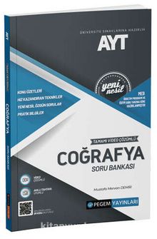 2022 AYT Coğrafya Tamamı Video Çözümlü Soru Bankası kitap kapağı