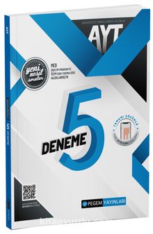 AYT Tamamı Çözümlü 5 Deneme kitap kapağı