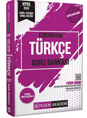 2022 Genel Yetenek Genel Kültür Ezberbozan Türkçe Soru Bankası kitap kapağı