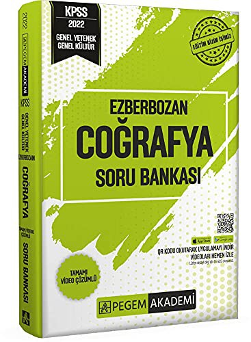 2022 Genel Yetenek Genel Kültür Ezberbozan Coğrafya Soru Bankası kitap kapağı