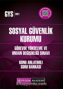 Sosyal Güvenlik Kurumu Görevde Yükselme Ve Unvan Değişikliği Sınavları İçin Konu Anlatımlı Soru Bankası kitap kapağı