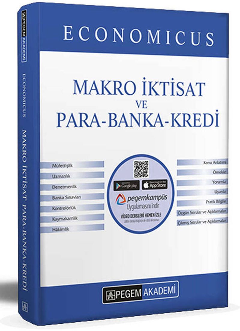 KPSS A Grubu Economicus Makro İktisat ve Para-Banka-Kredi Konu Anlatımı kitap kapağı