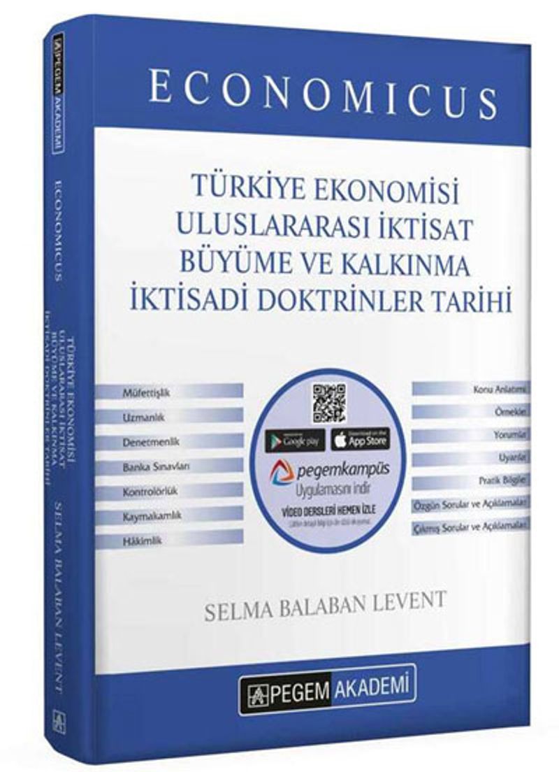 KPSS A Grubu Economicus Türkiye Ekonomisi, Uluslararası İktisat, Büyüme ve Kalkınma, İktisadi Doktri kitap kapağı