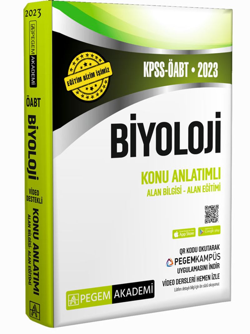 2023 KPSS ÖABT Biyoloji Konu Anlatımlı kitap kapağı