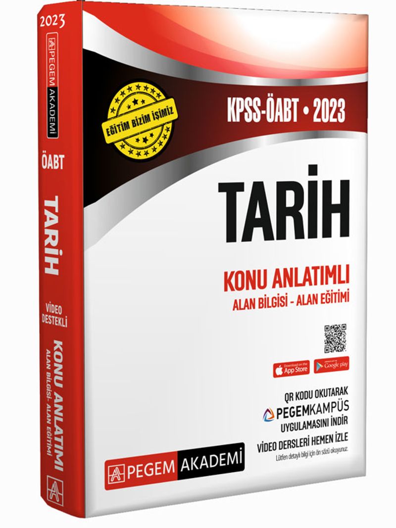 2023 KPSS ÖABT Tarih Konu Anlatımlı kitap kapağı