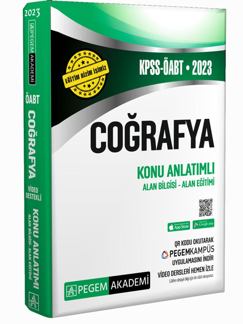 2023 KPSS ÖABT Coğrafya Konu Anlatımlı kitap kapağı