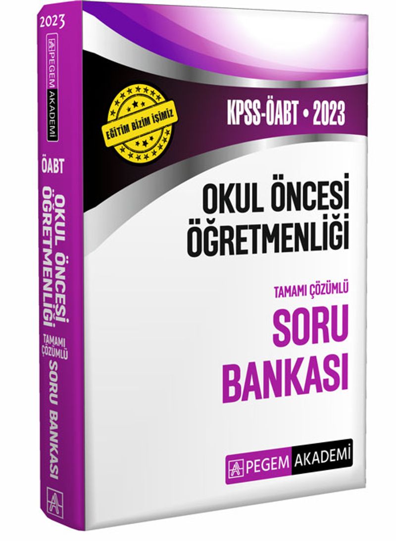 2023 KPSS ÖABT Okul Öncesi Öğretmenliği Soru Bankası kitap kapağı