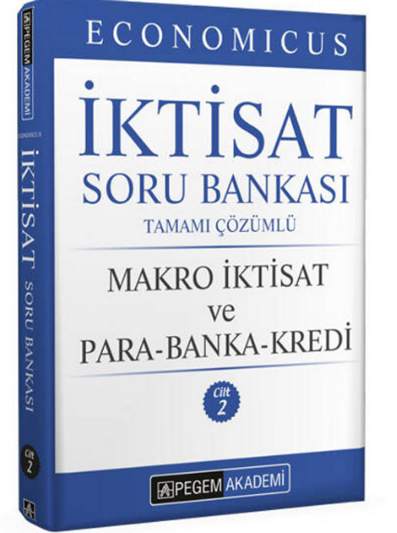 KPSS A Grubu Economicus Makro İktisat ve Para-Banka-Kredi Cilt 2 Soru Bankası kitap kapağı