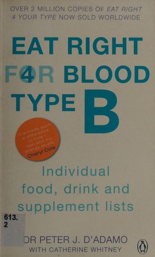 Eat Right For BLood Type B kitap kapağı