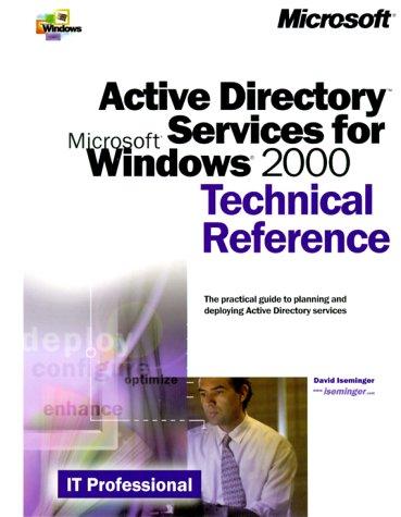 Active Directory Services for Windows 2000 Technical Reference kitap kapağı