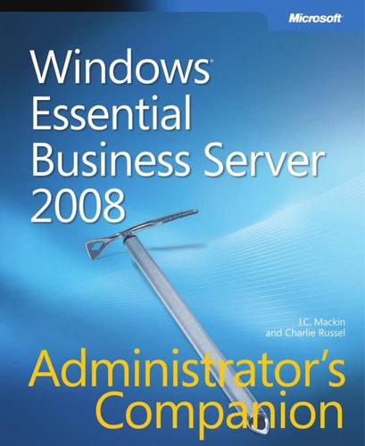 Windows Essential Business Server 2008 Administrator's Companion kitap kapağı