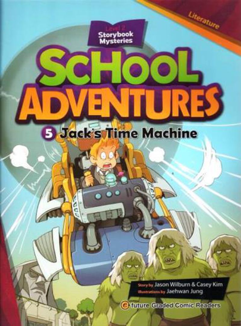 Jack's Time Machine +CD (School Adventures 2) kitap kapağı