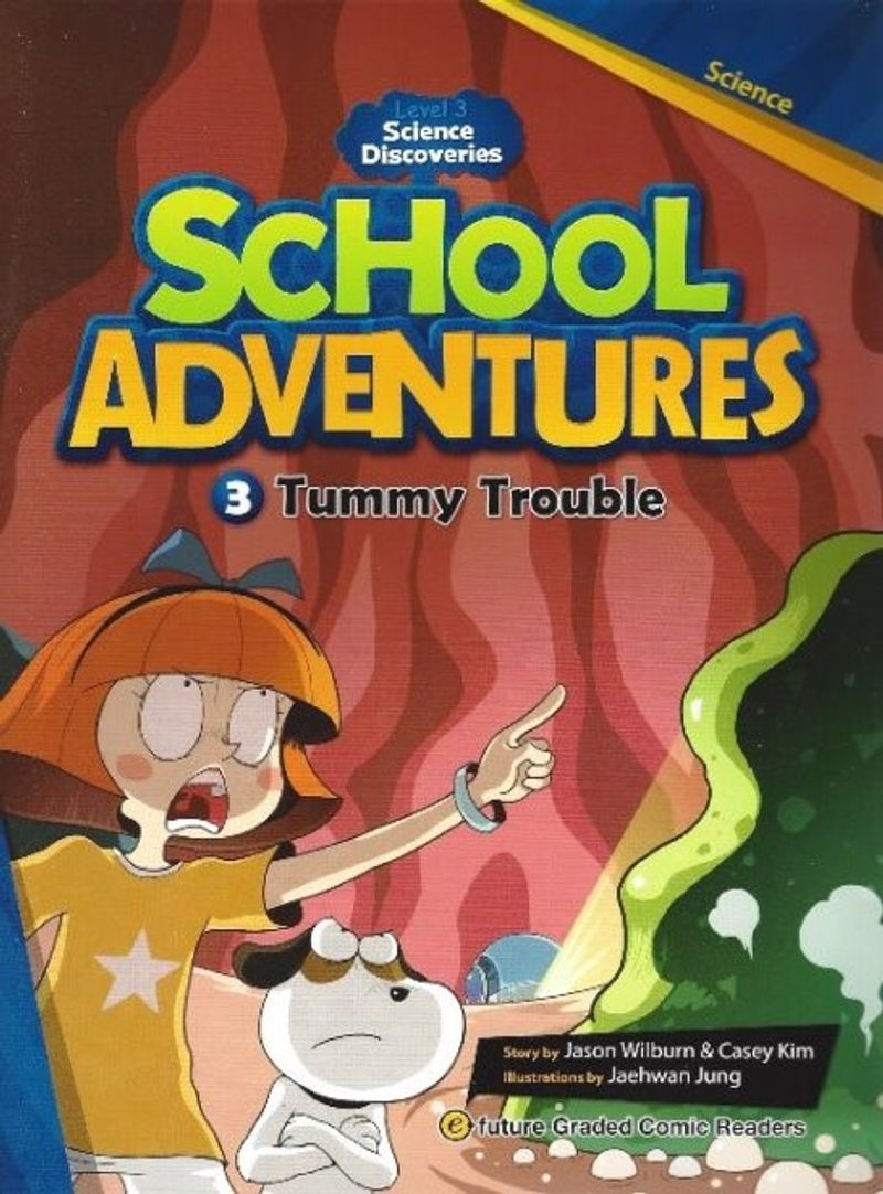 Tummy Trouble +CD (School Adventures 3) kitap kapağı