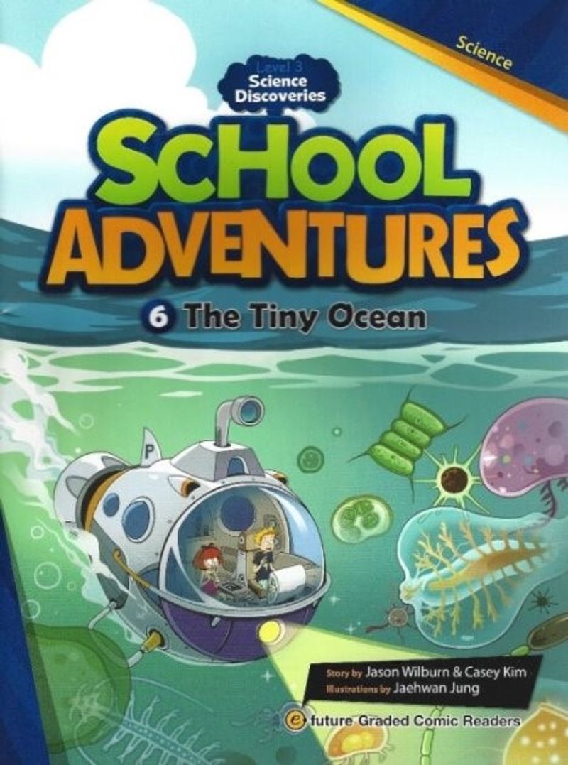 The Tiny Ocean +CD (School Adventures 3) kitap kapağı