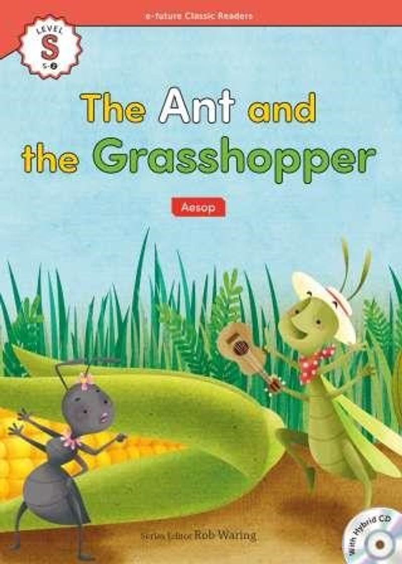 The Ant and the Grasshopper +Hybrid CD (eCR Starter) kitap kapağı
