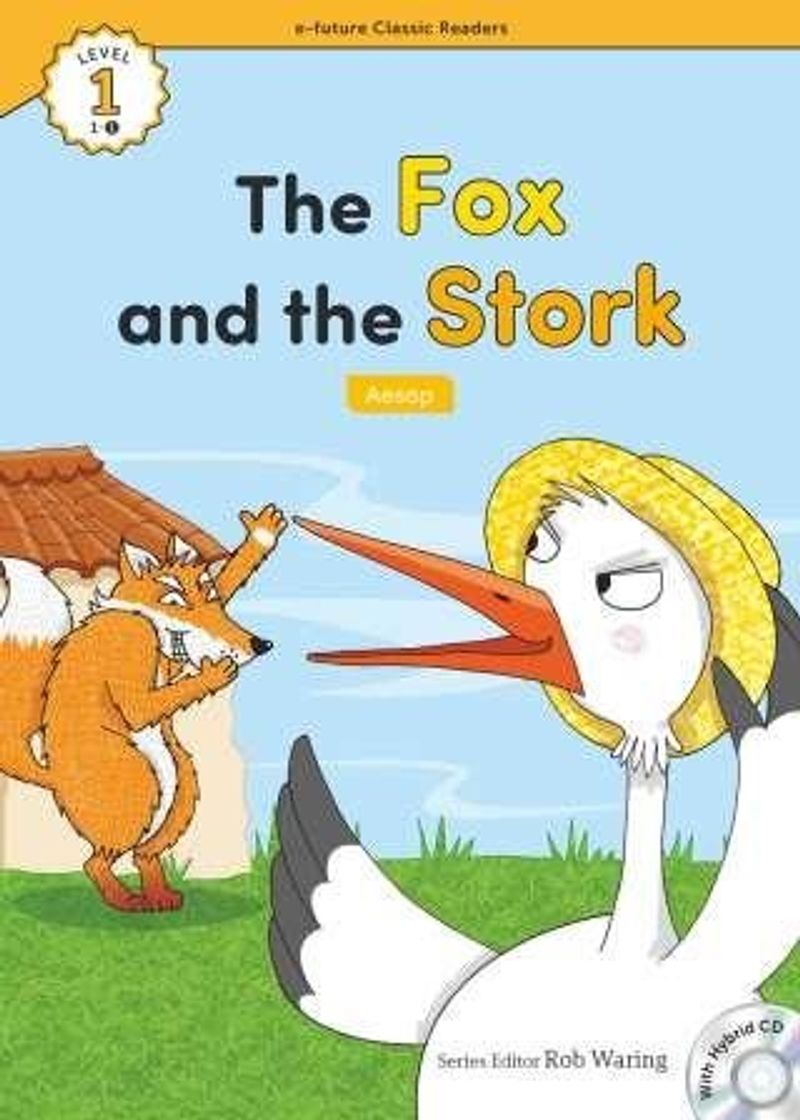The Fox and the Stork +Hybrid CD (eCR Level 1) kitap kapağı