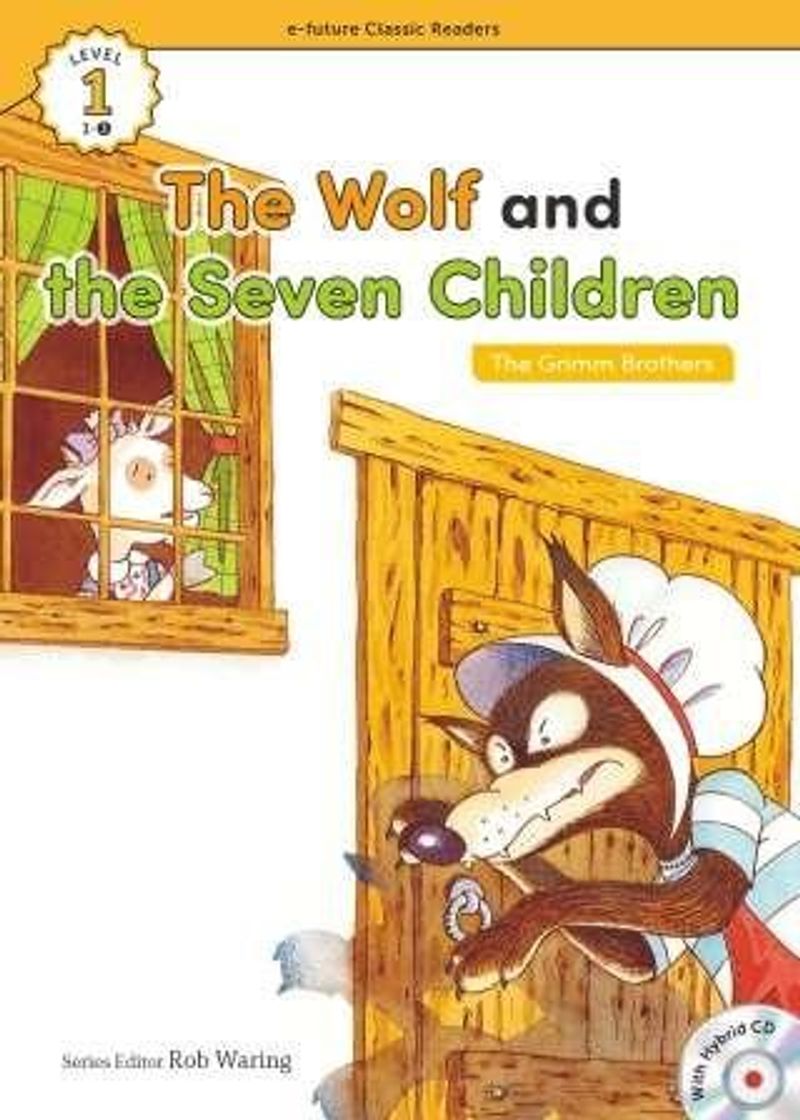 The Wolf and the Seven Children +Hybrid CD (eCR Level 1) kitap kapağı