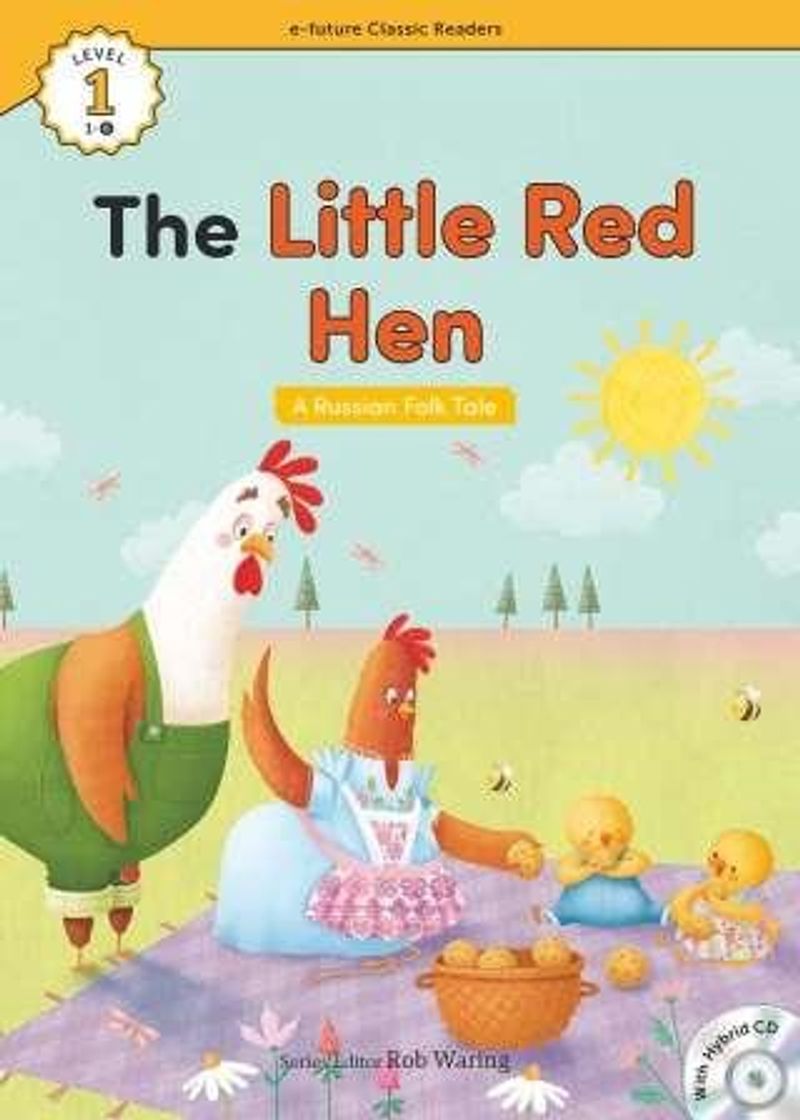 The Little Red Hen +Hybrid CD (eCR Level 1) kitap kapağı