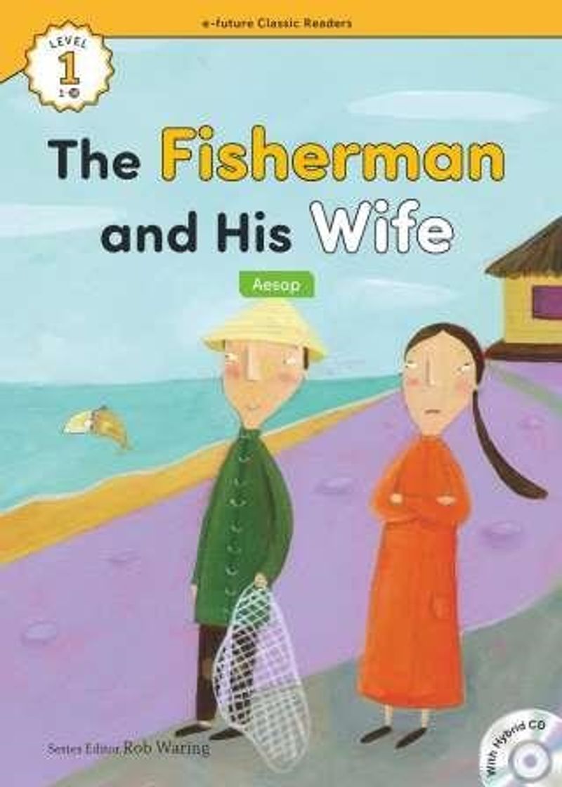 The Fisherman and His Wife +Hybrid CD (eCR Level 1) kitap kapağı