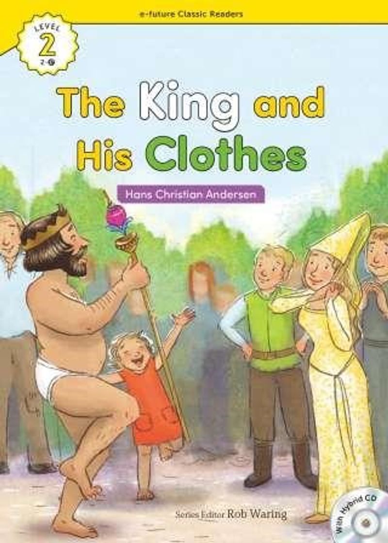 The King and His Clothes +Hybrid CD (eCR Level 2) kitap kapağı