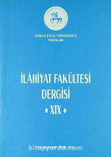 İlahiyat Fakültesi Dergisi XIX (1-G-14) kitap kapağı