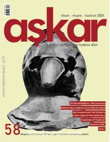 Aşkar Serbest Edebiyat Dergisi Sayı:58 Nisan-Mayıs-Haziran 2021 kitap kapağı