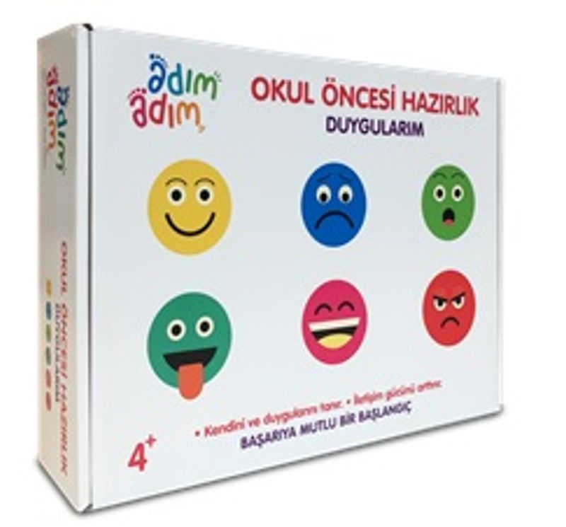 Adım Adım Okul Öncesi Hazırlık - Duygularım kitap kapağı