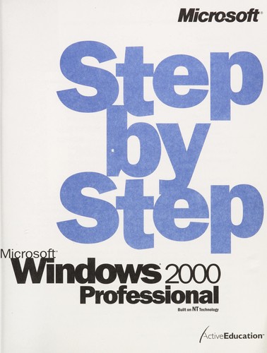 Microsoft Windows 2000 Professional Step by Step kitap kapağı