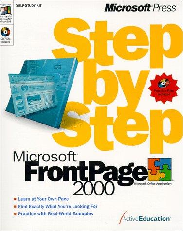 Microsoft FrontPage 2000 Step by Step kitap kapağı