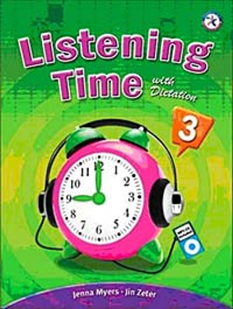 Listening Time 3 with Dictation +MP3 CD kitap kapağı