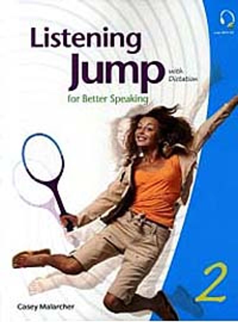 Listening Jump for Better Speaking 2 with Dictation +MP3 CD kitap kapağı