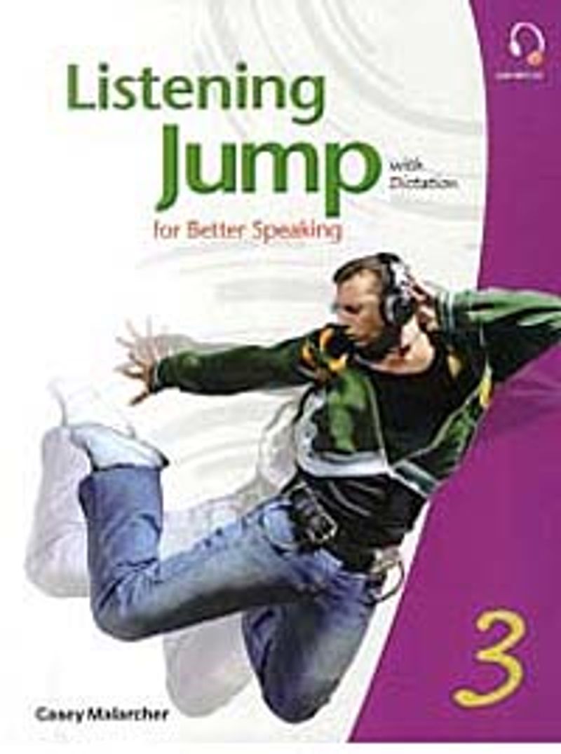 Listening Jump for Better Speaking 3 with Dictation +MP3 CD kitap kapağı