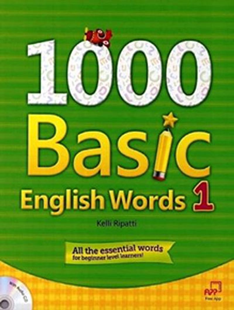 1000 Basic English Words 1 + CD kitap kapağı