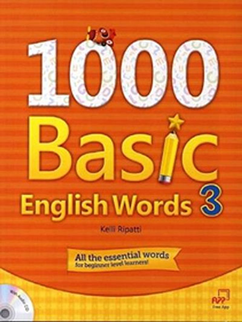 1000 Basic English Words 3 + CD kitap kapağı