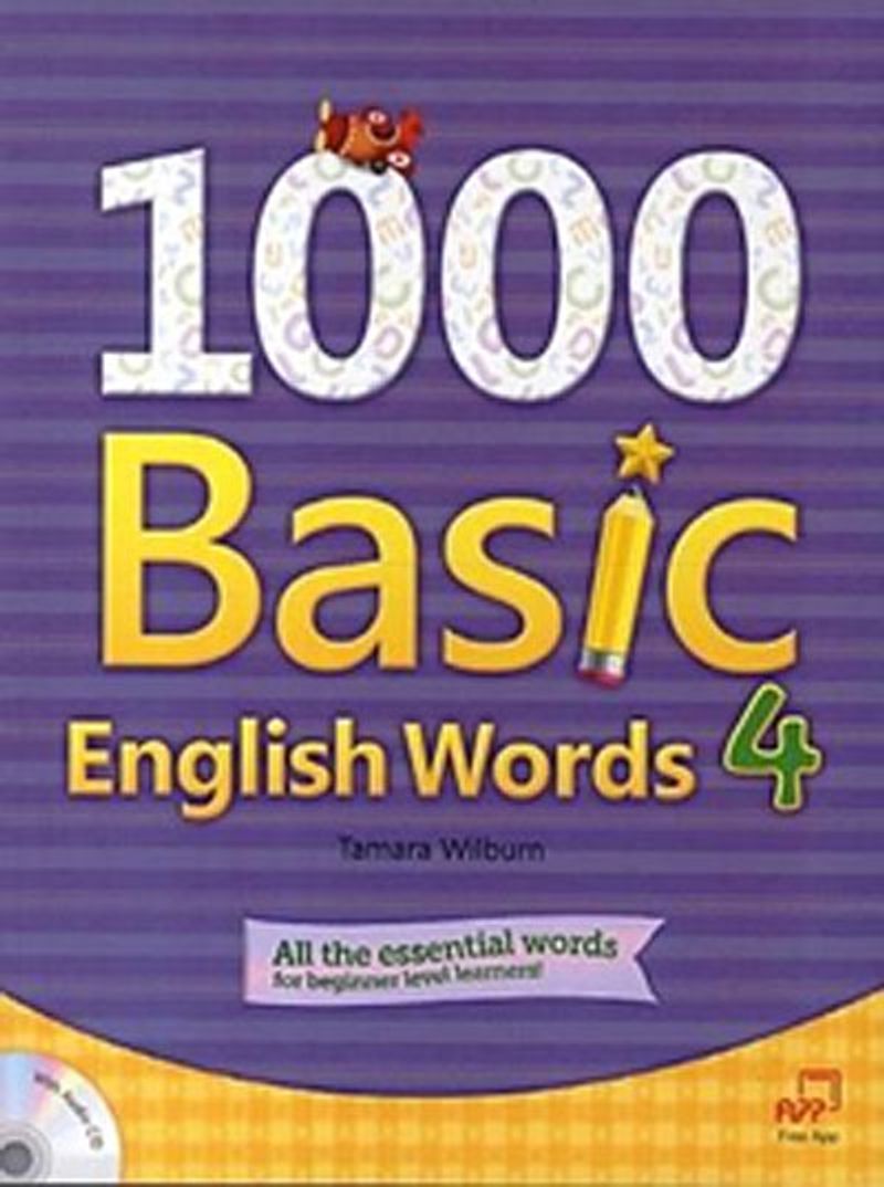 1000 Basic English Words 4 + CD kitap kapağı