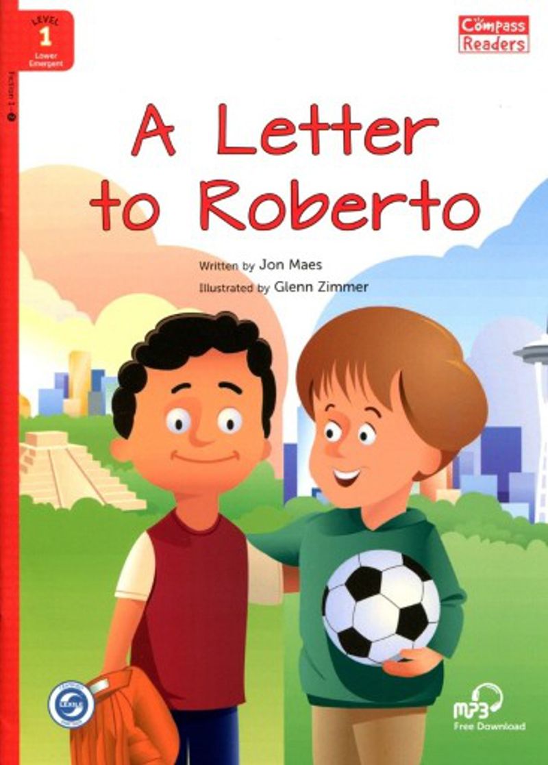 A Letter to Roberto +Downloadable Audio (Compass Readers 1) below A1 kitap kapağı