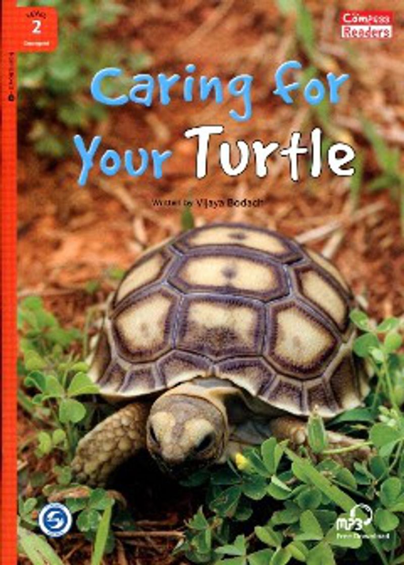 Caring for Your Turtle +Downloadable Audio (Compass Readers 2) A1 kitap kapağı