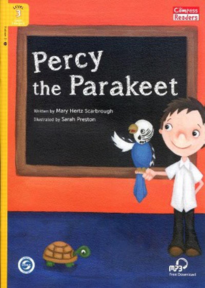 Percy the Parakeet +Downloadable Audio (Compass Readers 3) A1 kitap kapağı