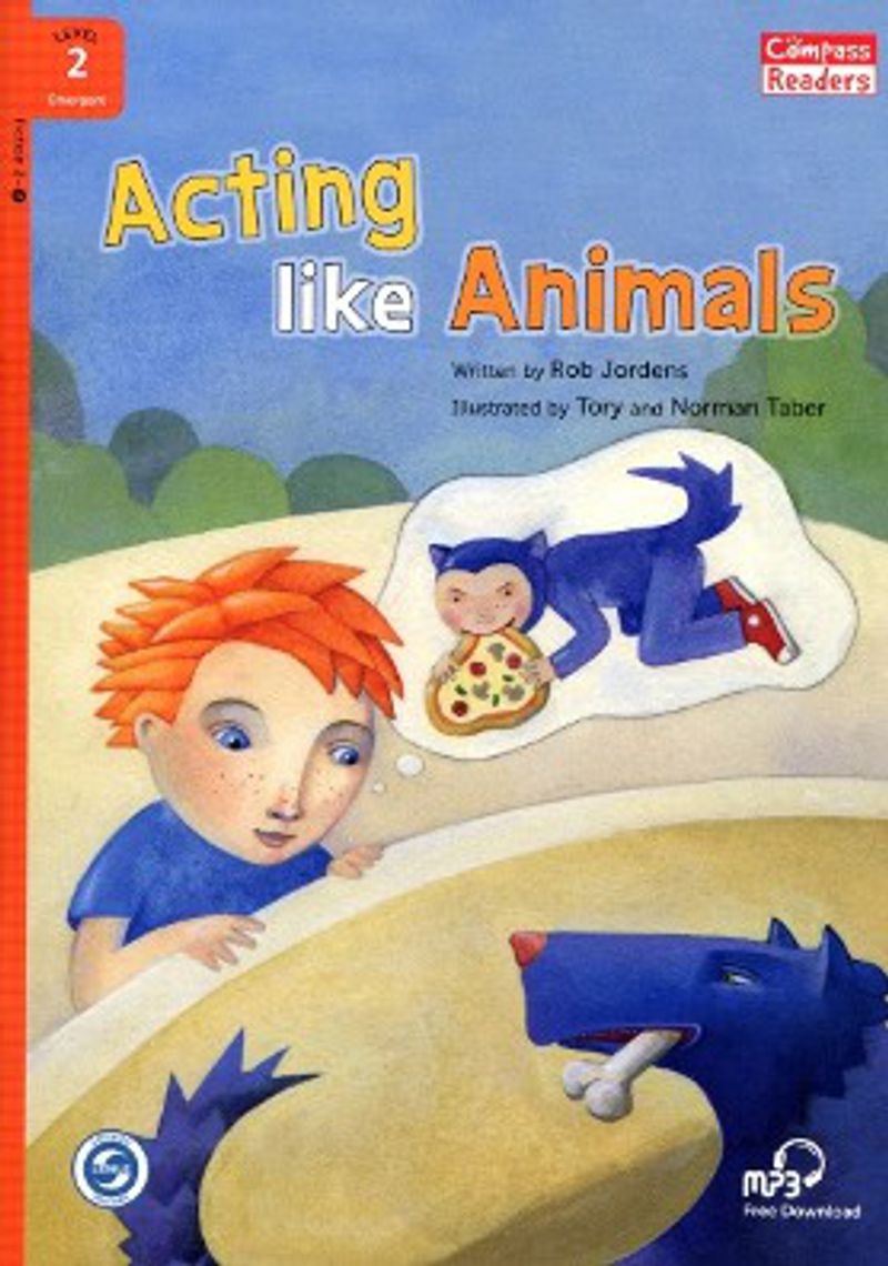 Acting Like Animals +Downloadable Audio (Compass Readers 2) A1 kitap kapağı