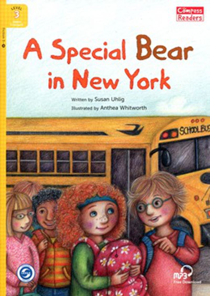 A Special Bear in New York +Downloadable Audio (Compass Readers 3) A1 kitap kapağı