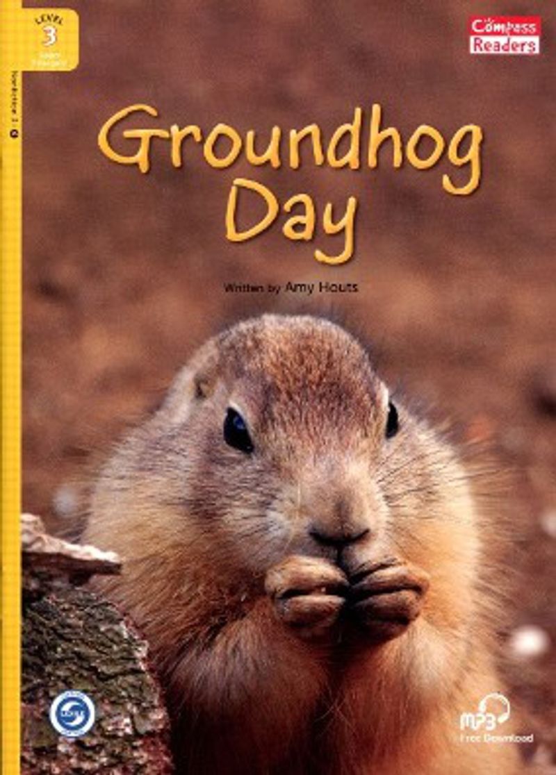Groundhog Day +Downloadable Audio (Compass Readers 3) A1q kitap kapağı