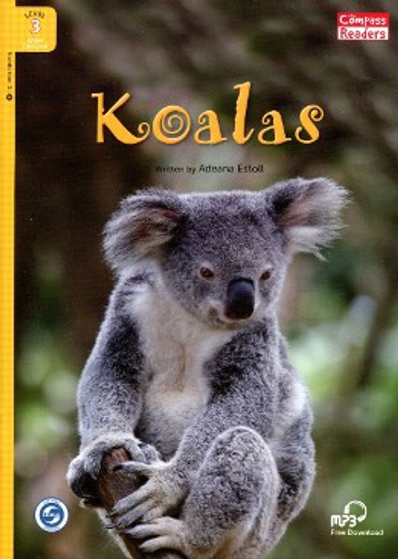 Koalas +Downloadable Audio (Compass Readers 3) A1 kitap kapağı