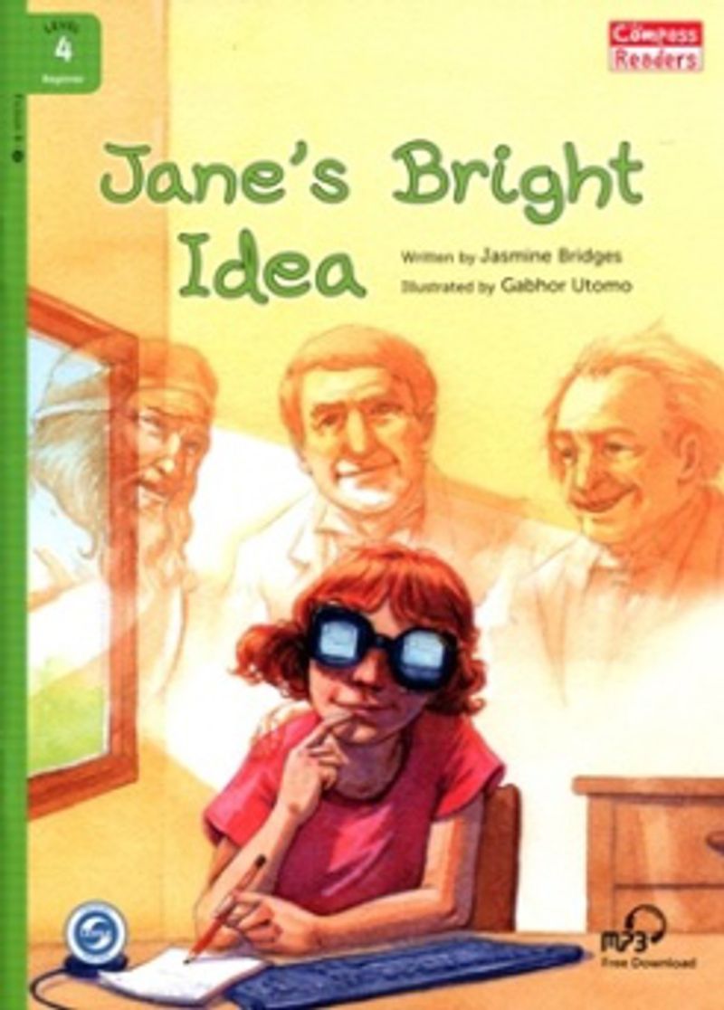 Jane's Bright Ideas +Downloadable Audio (Compass Readers 4) A1 kitap kapağı