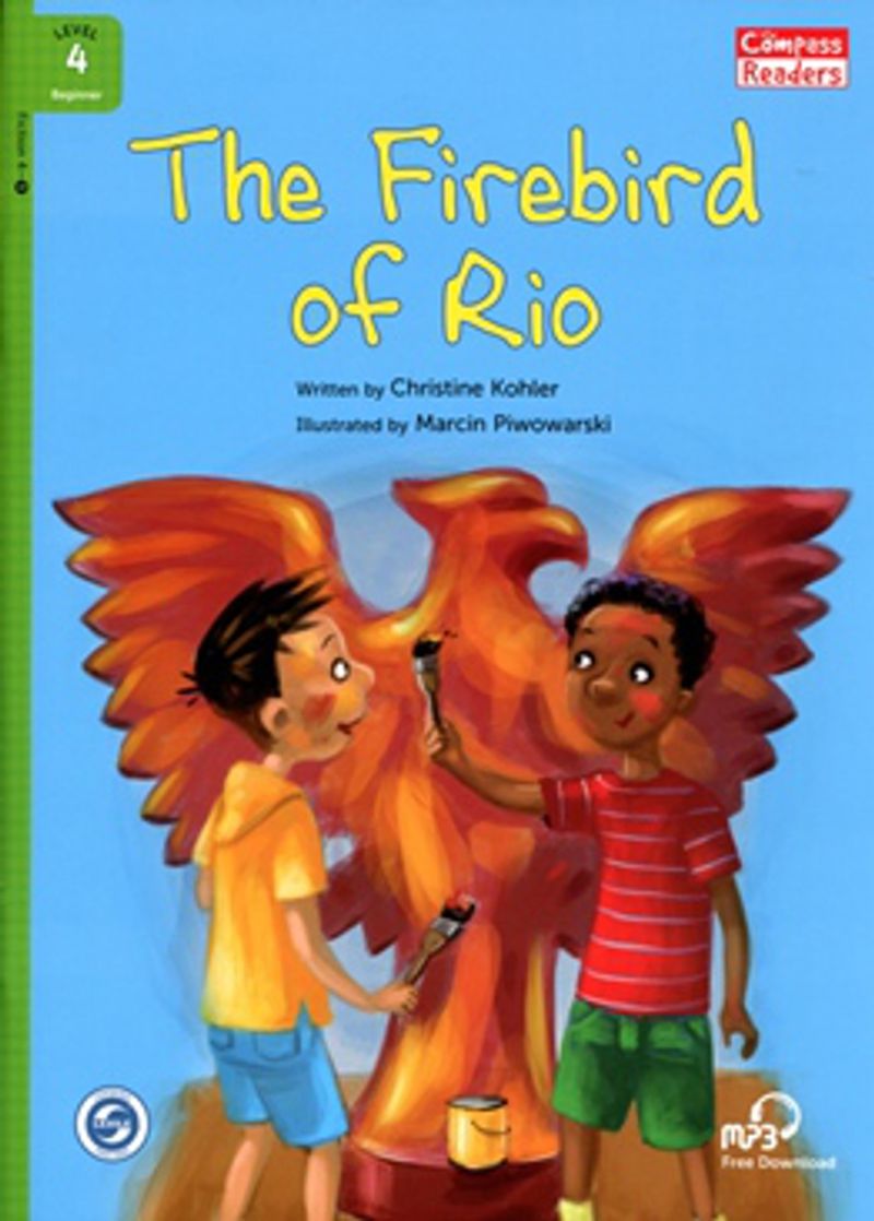 The Firebird of Rio +Downloadable Audio (Compass Readers 4) A1 kitap kapağı