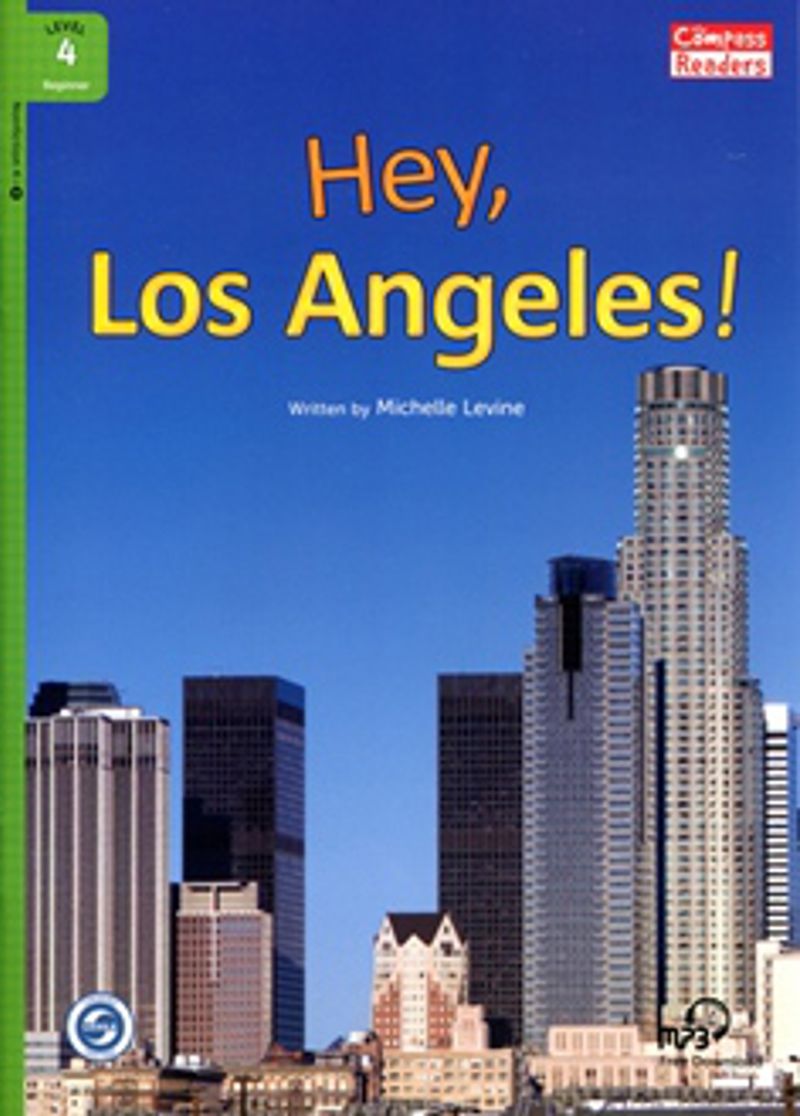 Hey, Los Angeles! +Downloadable Audio (Compass Readers 4) A1 kitap kapağı
