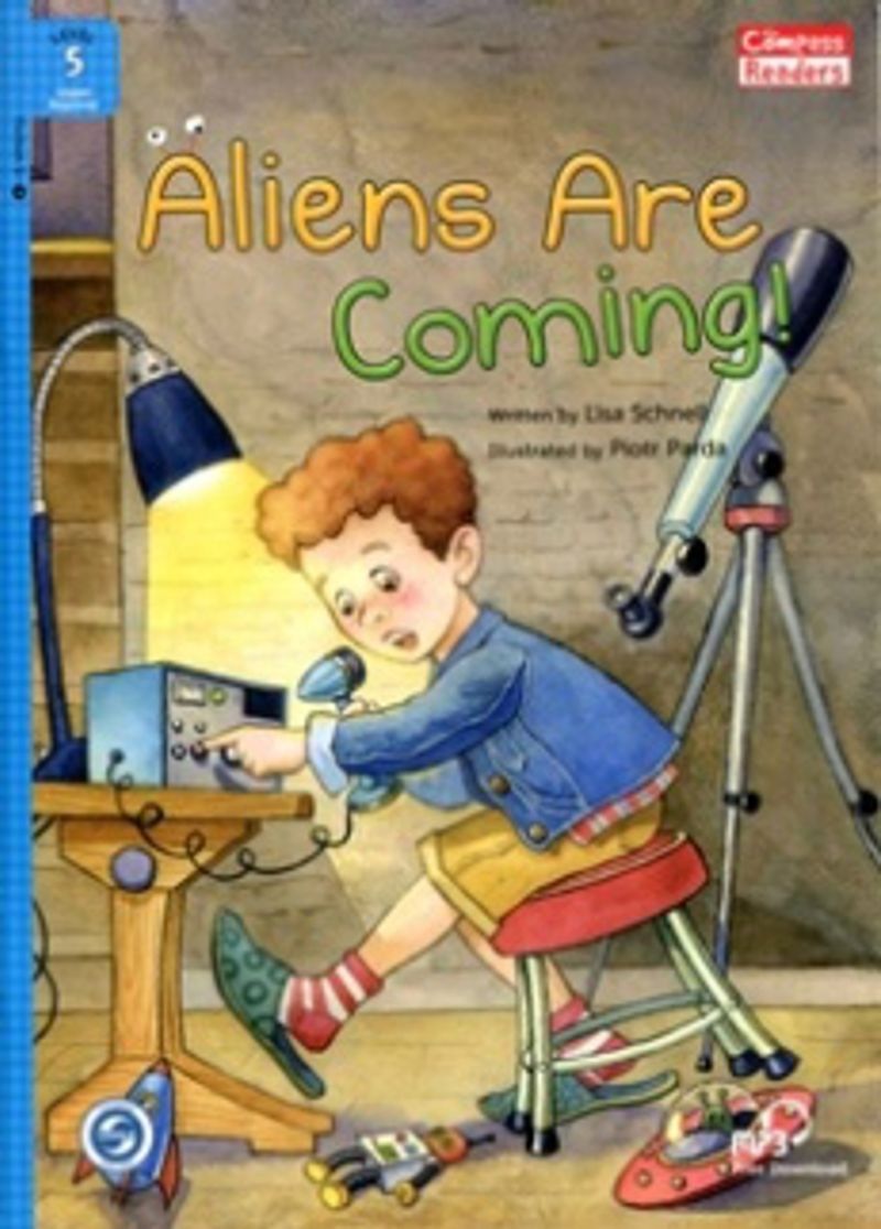 Aliens are Coming! +Downloadable Audio (Compass Readers 5) A2 kitap kapağı