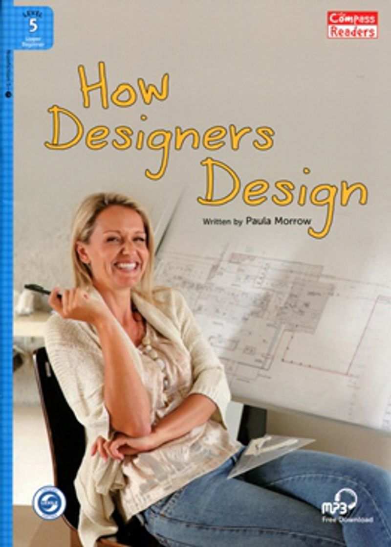 How Designers Design +Downloadable Audio (Compass Readers 5) A2 kitap kapağı