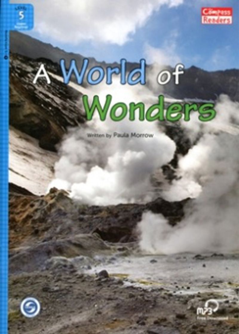 A World of Wonders +Downloadable Audio (Compass Readers 5) A2 kitap kapağı