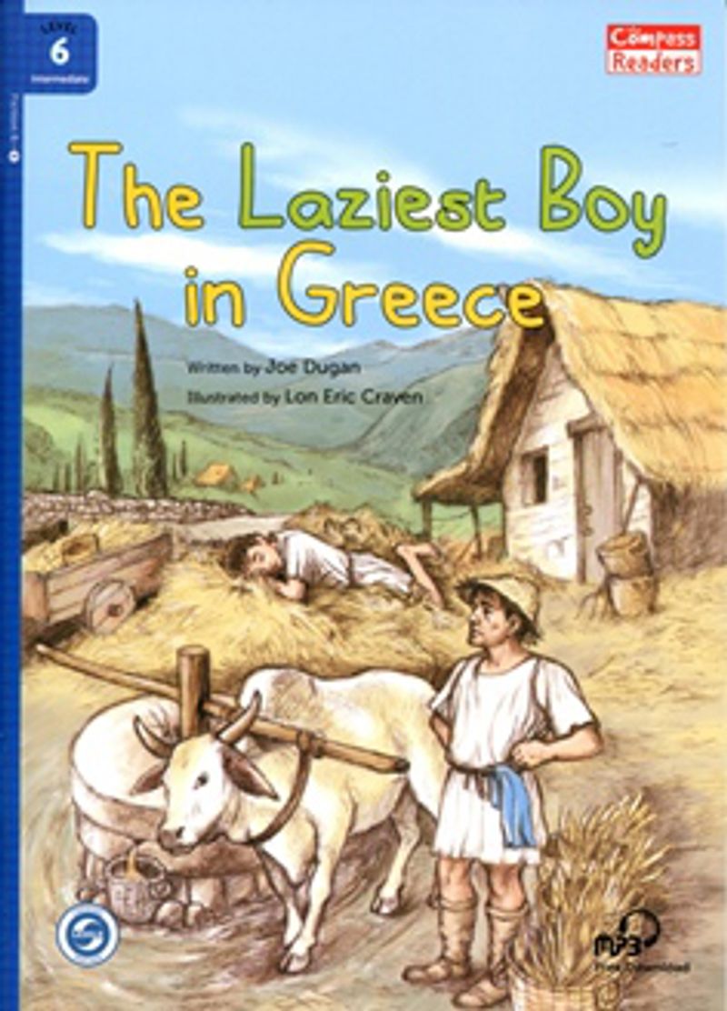 The Laziest Boy in Greece +Downloadable Audio (Compass Readers 6) B1 kitap kapağı