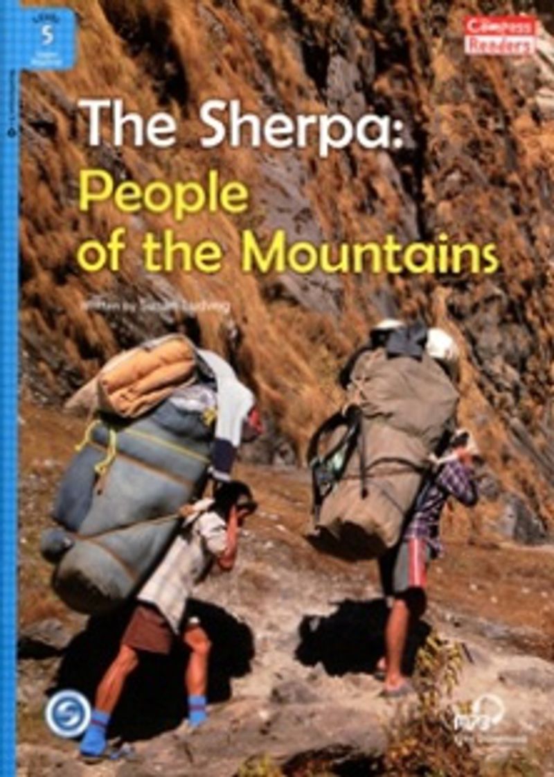 The Sherpa: People of the Mountains +Downloadable Audio (Compass Readers 5) A2 kitap kapağı